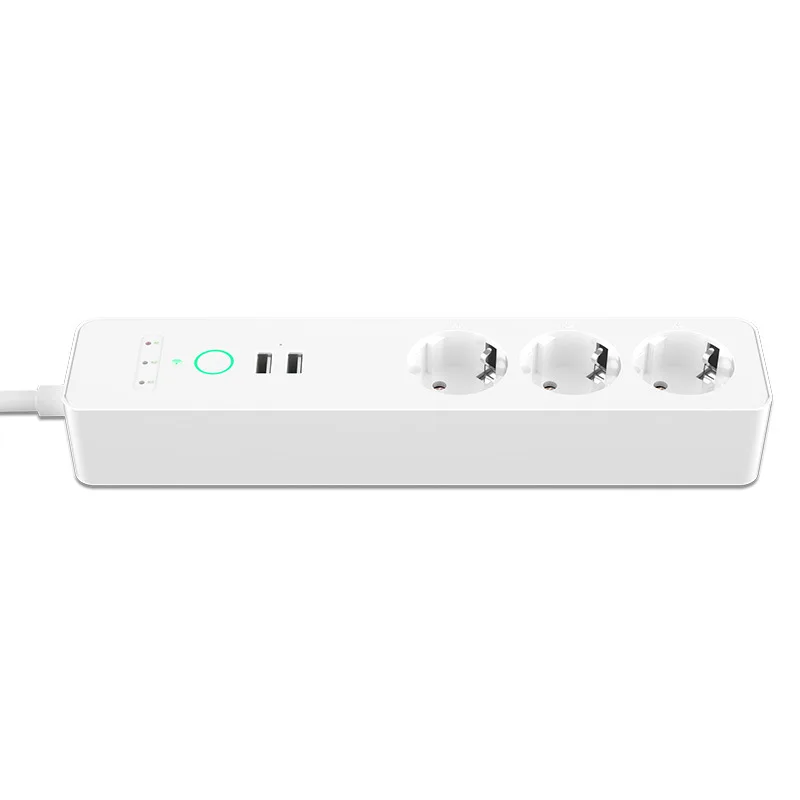 LEORT Wi Fi умная силовая полоса EU мульти штепсельная розетка 3 переменного тока 4 USB