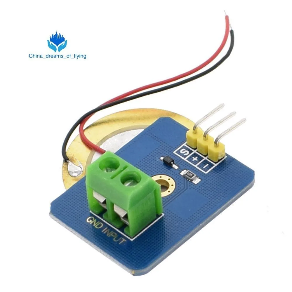 DIY KIT 3 V/5V Керамический пьезо модуль датчика вибрации аналоговый контроллер