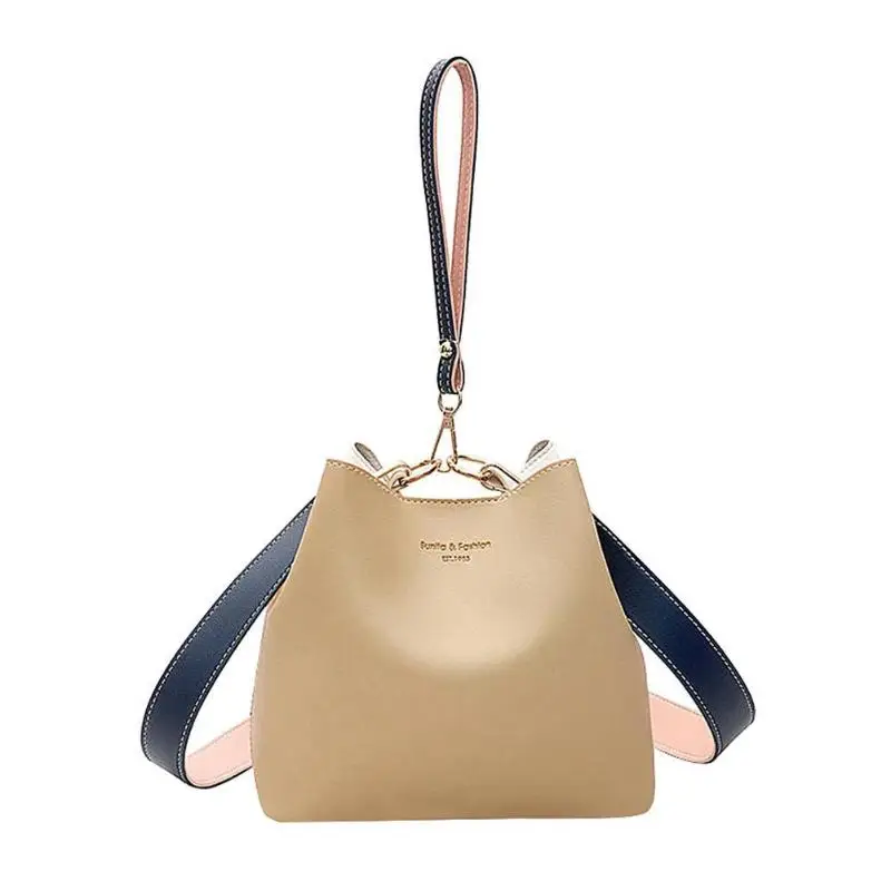 

2pcs/set Fashion Women Splicing Color Crossbody Shoulder Bags Mini Handbag Casual Messenger Bags Purse Female Bags Set