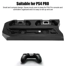 Двойной охлаждающий вентилятор Cooler 2 зарядная док станция Подставка держатель 3 Порты и разъёмы USB хаб для PS4 Slim/Pro