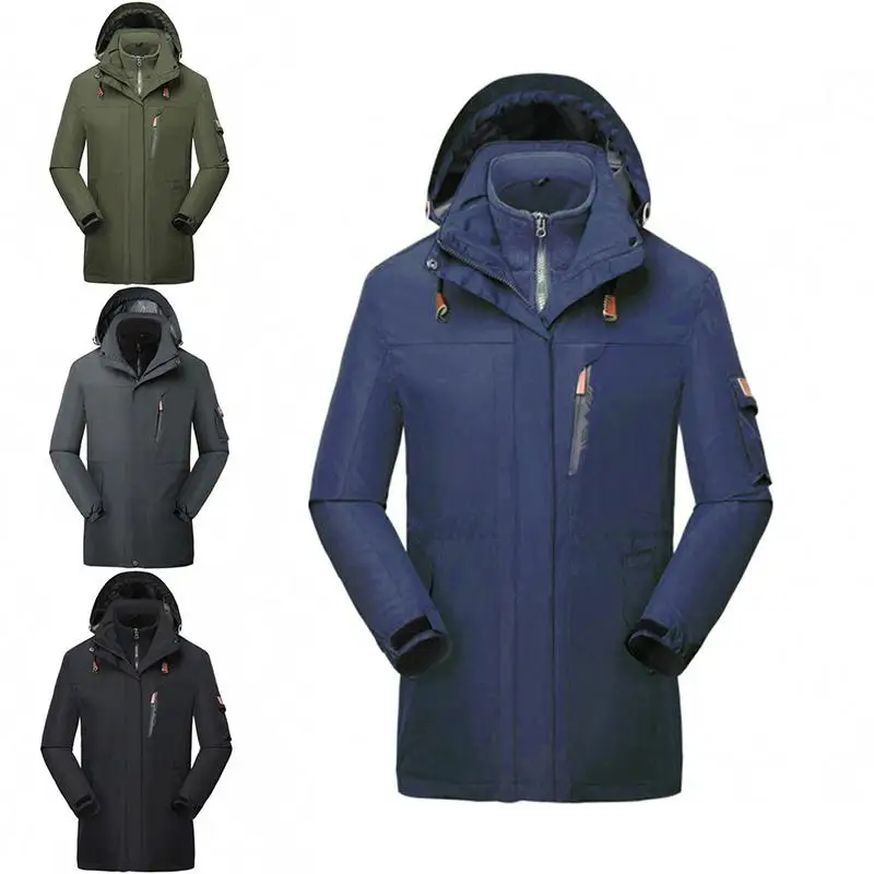 

Men Women Winter Outdoor Thermal Couple Jacket Breathable Warm Long Fleece Clothing for Hiking Camping Trekking Climbing Coats