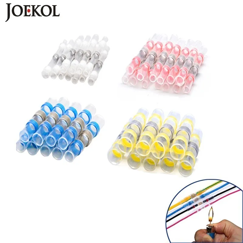 

Free Shipping Heat Shrink Wire Connectors Terminals Solder Sleeves Waterproof Butt Cable Terminals Terminator Electrical Sst