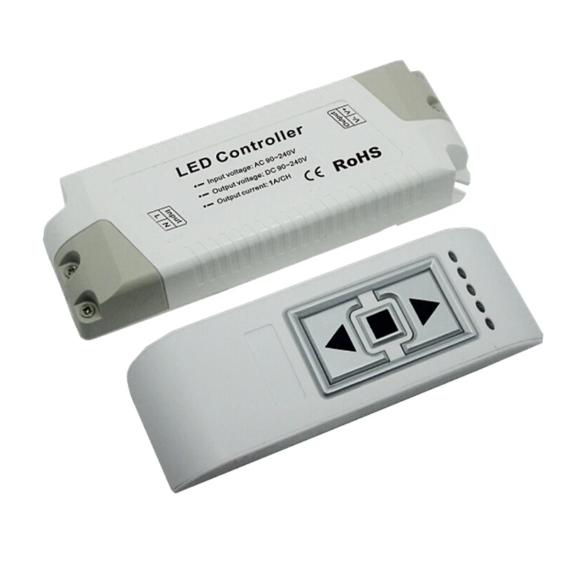 

RF LED Controller RF Wireless high voltage RF led dimmer AC90-240V input;Output:1 channel;Output voltage:DC 90~240V