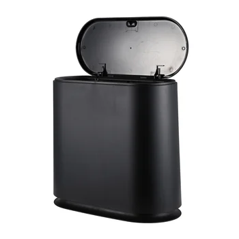 

Pressing Type Trash Can Garbage Bin Waste Rubbish Dustbin For Home Trash Can Waste Bins Household Cleaning Black