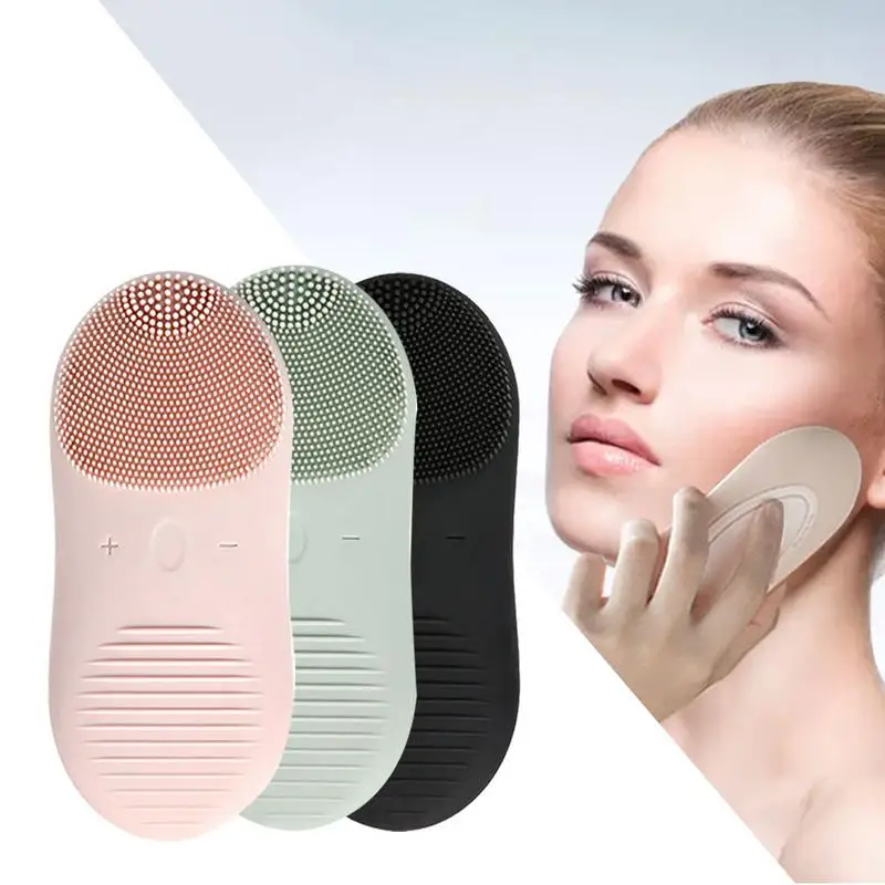 

Electric Facial Cleansing Brush Ultrasonic IPX7 Waterproof 12 Gears Pore Cleaner Electric Anti-aging Face Cleaning Instrument