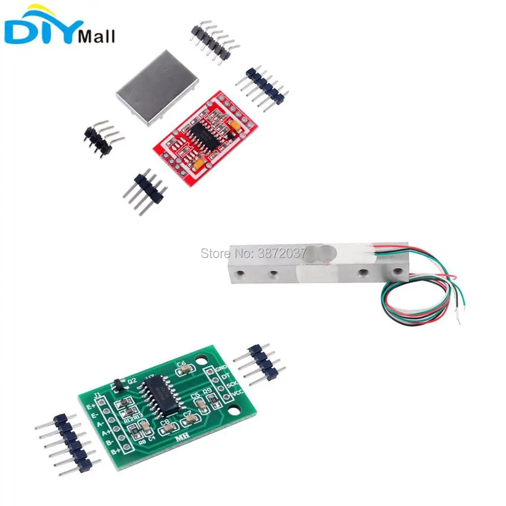 5//10//20KG Scale Load Cell Weight Weighing Sensor+HX711 Weighing Sensor AD Module