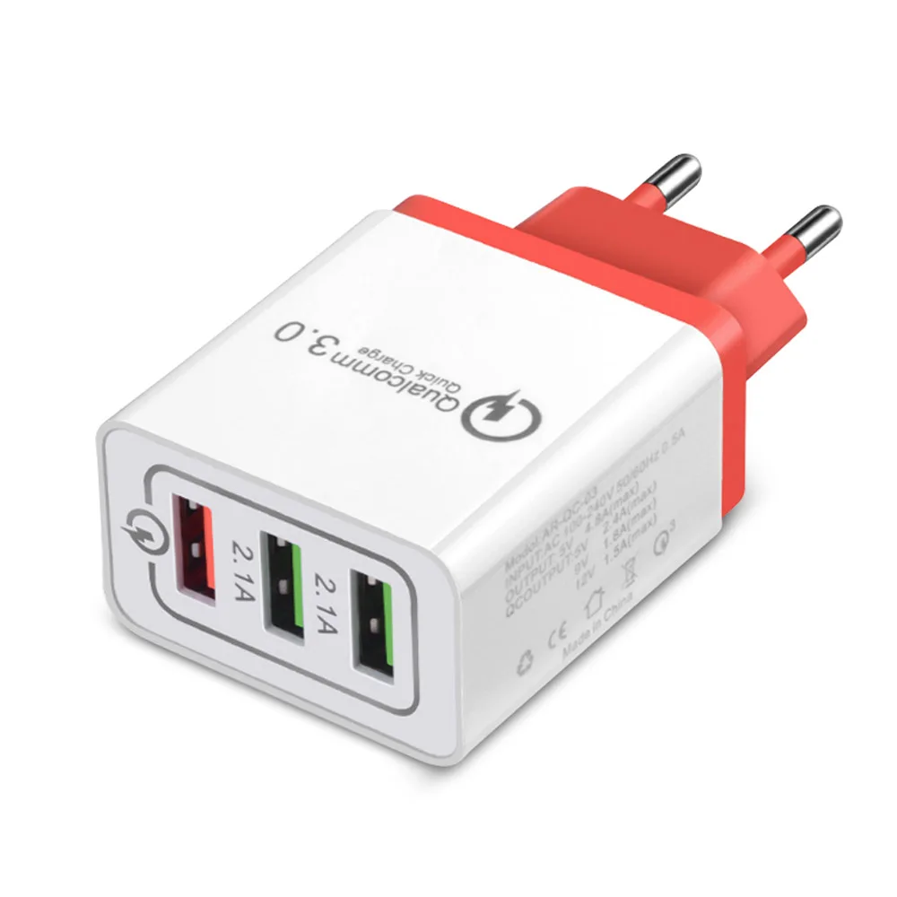 TOENMAN QC3.0 USB адаптер портативное быстрое зарядное устройство PD настенное мобильное