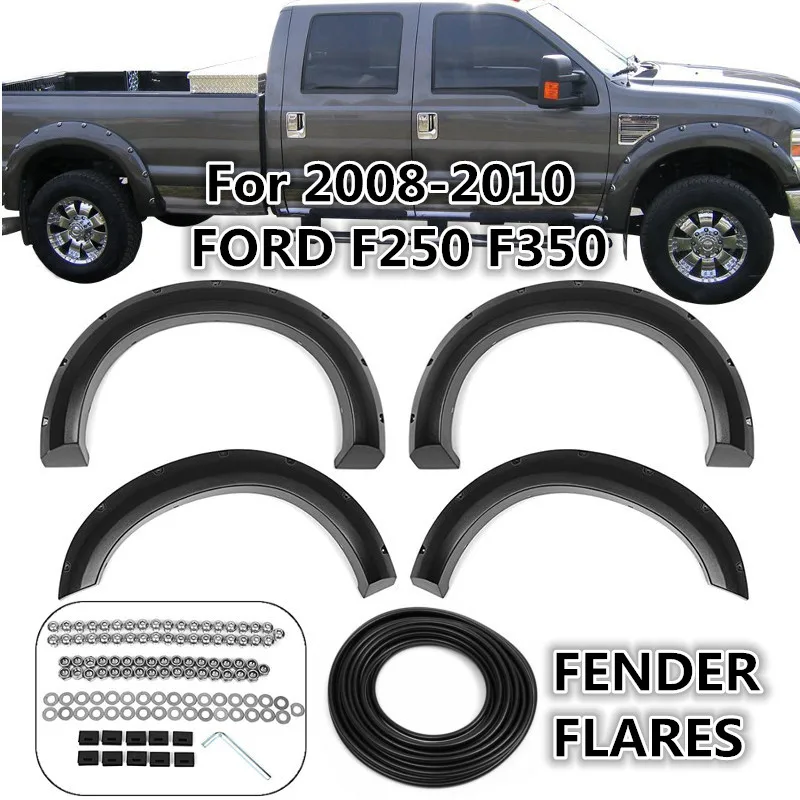 

4pcs Rivet for Fender Flares Mud Flaps Mudguards Splash Guards For Ford 2008-2010 F250 F350