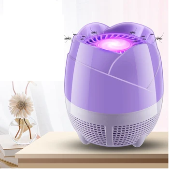 

LED Purple Mosquito Killer Lamp Home Decoration Without Radiation Glowing Silent Mosquito Repellent Lamp Maternal and Infant