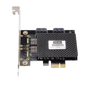 

SATA3 PCI-E/PCIE/PCI Express SATA 3 Controller Multiplier SATA Card/Expansion PCI E PCIE x1 SATA Port Adapter Support IDE HAC