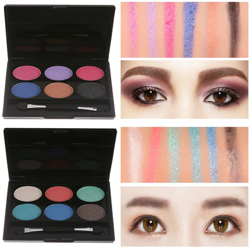 

Brand MakeuopShiny Glitter Powder Boxed Eye Shadow Eyeshadow Palette Pearl Glitter Shiny Eye Shadow Shimmer Metal Eye Shadow