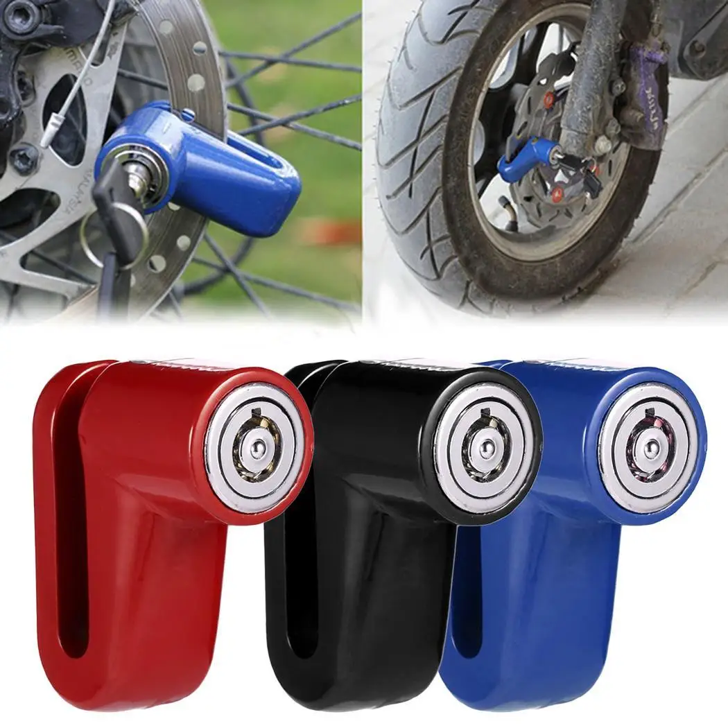 

Security Anti-theft Motorcycle Bicycle Moped Scooter Disk About 9mm Brake About 48mm About 6mm Rotor Lock