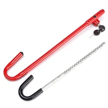 Авто универсальный T стиль авто Безопасность блокировка рулевого колеса автомобиля противоугонное устройство Экстра безопасный с жесткой стальной конструкцией