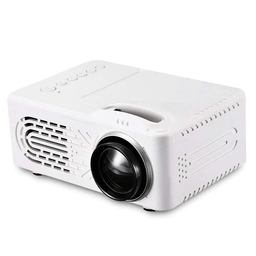 

1080P Portable LED Mini Projector Multimedia for Photo Music Movie Text EU Plug