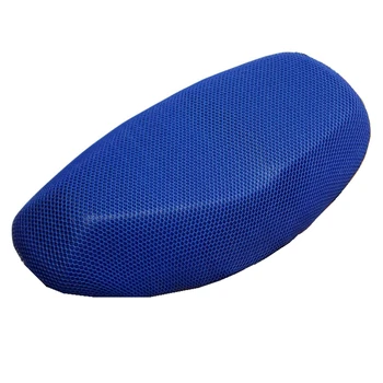 

3D Waterproof Motorcycle Seat Cover Motorbike Scooter Electric Bicycle Moped Sunscreen Sweatband Ventilated Cushion Pad Net