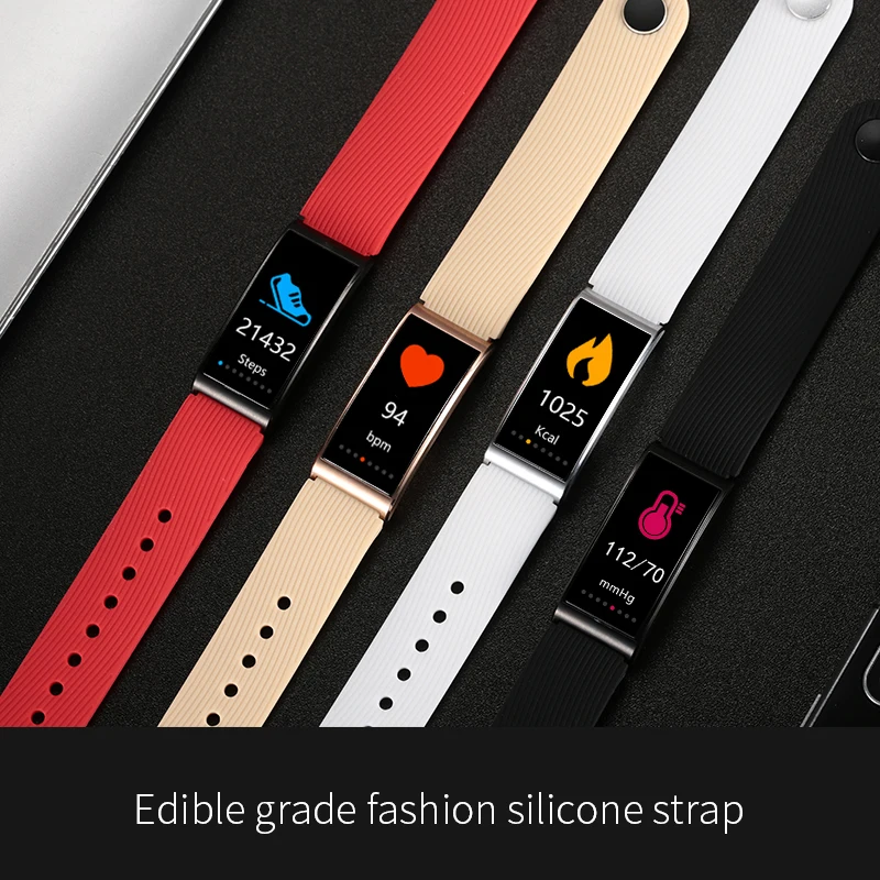 OGV Microwear X3 Ip68 Waterproof Smart Fitness Bracelet Pedometer Blood Pressure Smart Wristband Android Ios Fitness Tracker