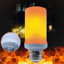 3 режима E27 светодио дный сжигание мерцания эффект пламени огня лампочки декоративные лампы