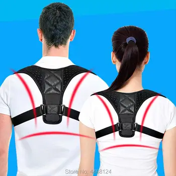 Adjustable Upper Back Shoulder Support Posture Corrector Adult Children Corset Spine Brace Back Belt Orthotics Back Support