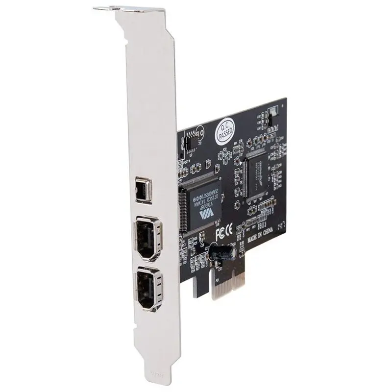 Карта MOOL Firewire адаптер PCIe 800 для Windows 10 с низкопрофильным кронштейном и кабелем 3