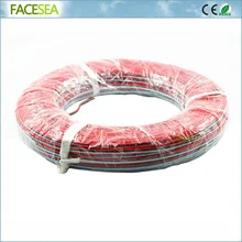 DHL 2 шт./5 шт. 100 м Электрические Провода из луженой Медь 3 Pin AWG 22 ПВХ изоляцией расширение красный зеленый белый Электрический кабель