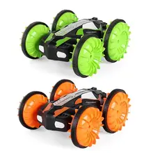 Детская электронная модель транспортное средство с дистанционным управлением игрушка 360 градусов вращение RC автомобиль Вождение на воде и земле гусеничный рулон автомобиля игрушки подарок