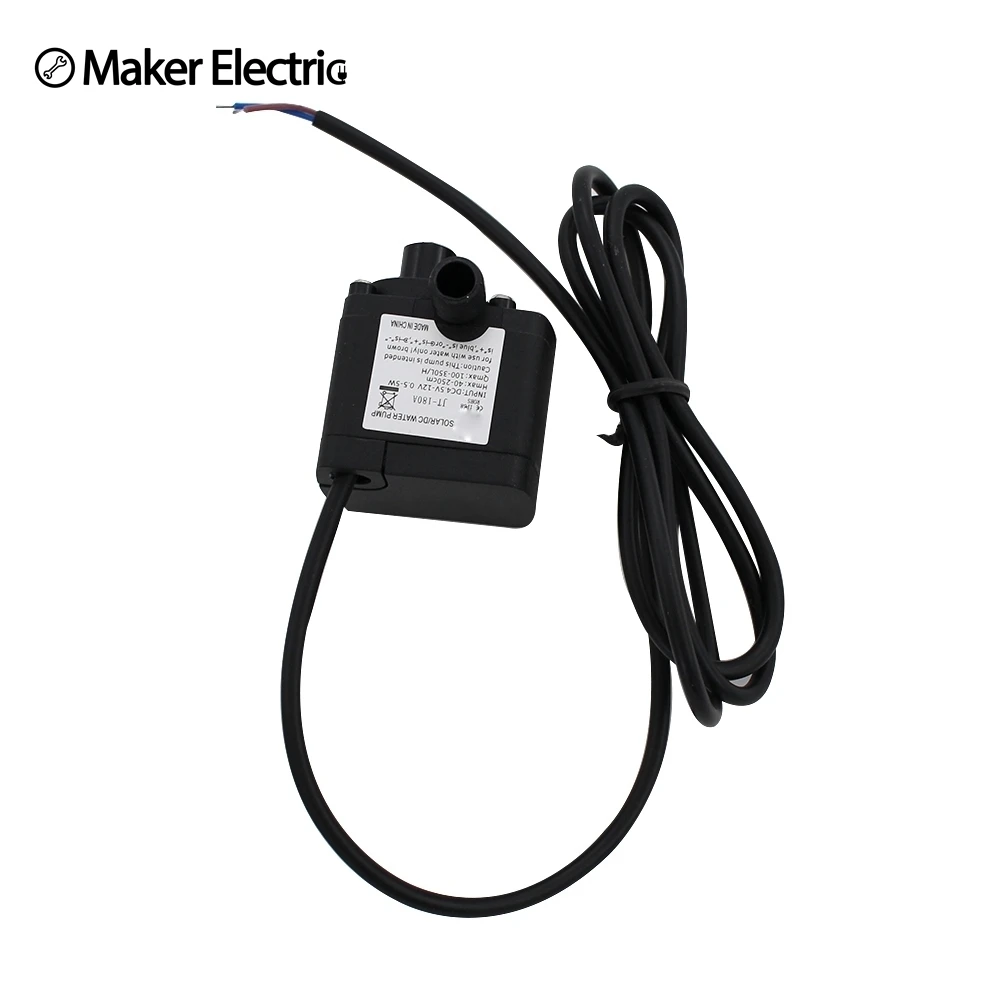 DC4.5 12V 100 350L/Ч DC мини погружной насос микро небольшие бесщеточный аквариум (3 P