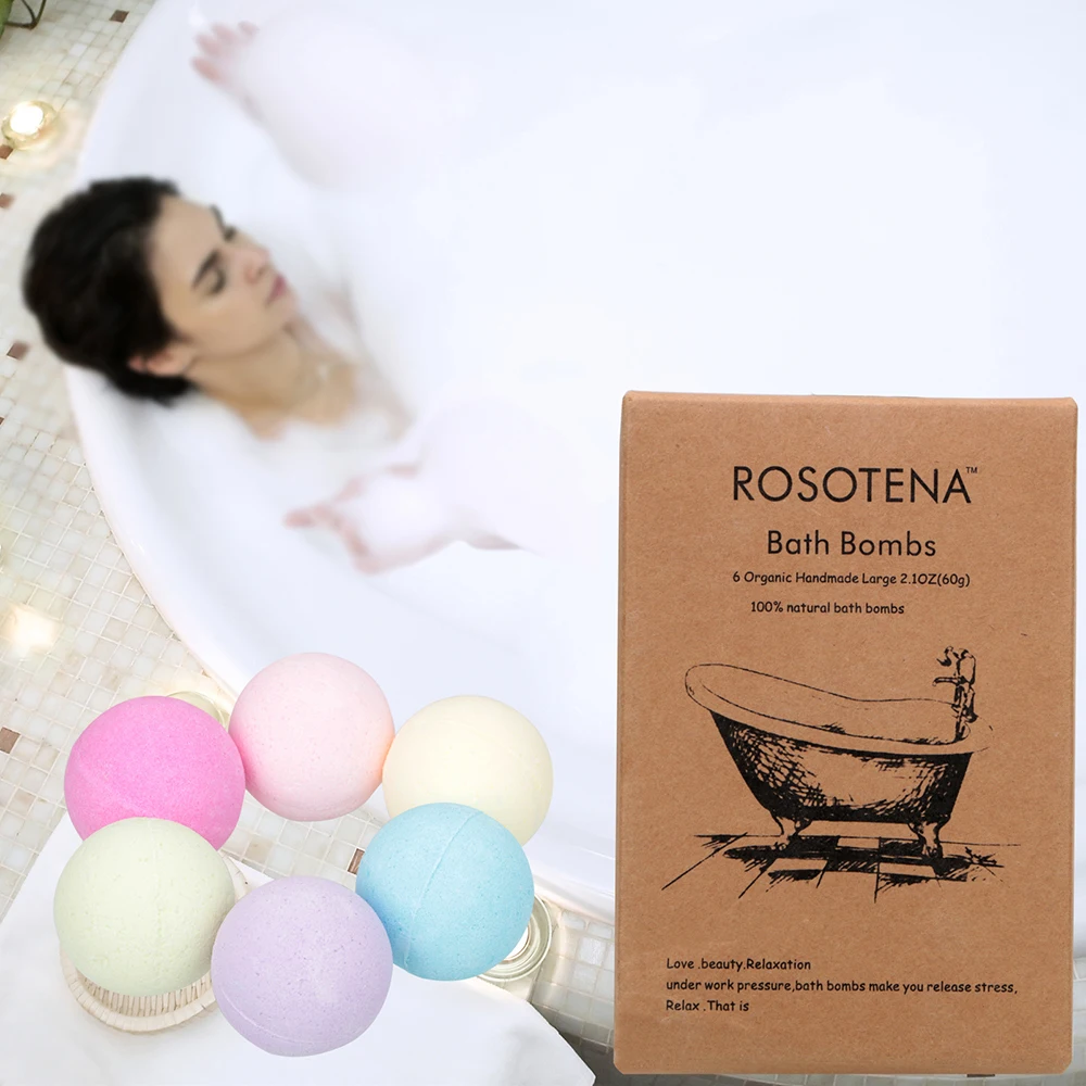 Bath Salt Bombs Natural Bubble Bath Salt Ball Relieve Fatigue Body Oil
