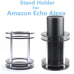 Акриловый прозрачный bluetooth динамик Настольная подставка держатель для Amazon Echo-Alexa компактный размер нескользящий дизайн аккуратная черная