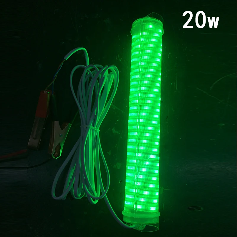 

1 pc Underwater Night Fishing Light 12V LED Underwater Submersible Fishing Light Waterproof Light