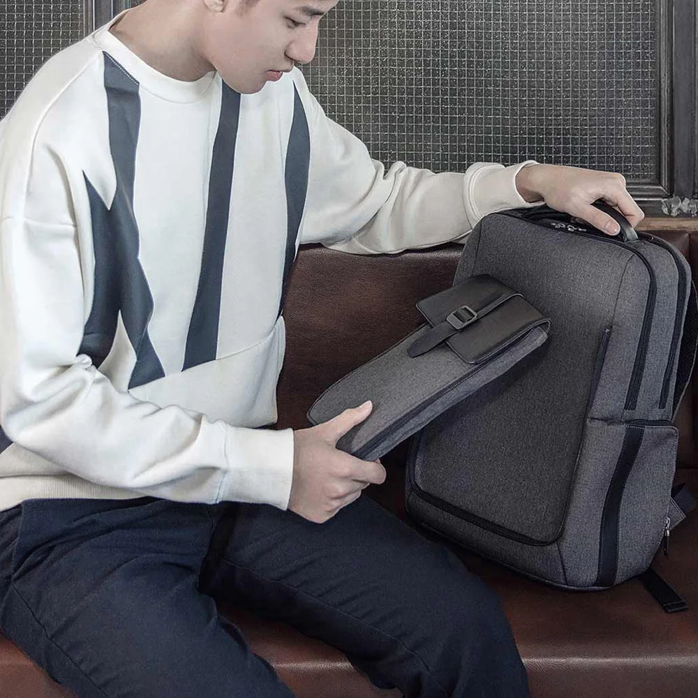 Xiaomi Youpin модный рюкзак съемный передний карман s-тип плечевой ремень Поддержка 15,6 дюймов Сумка для ноутбука