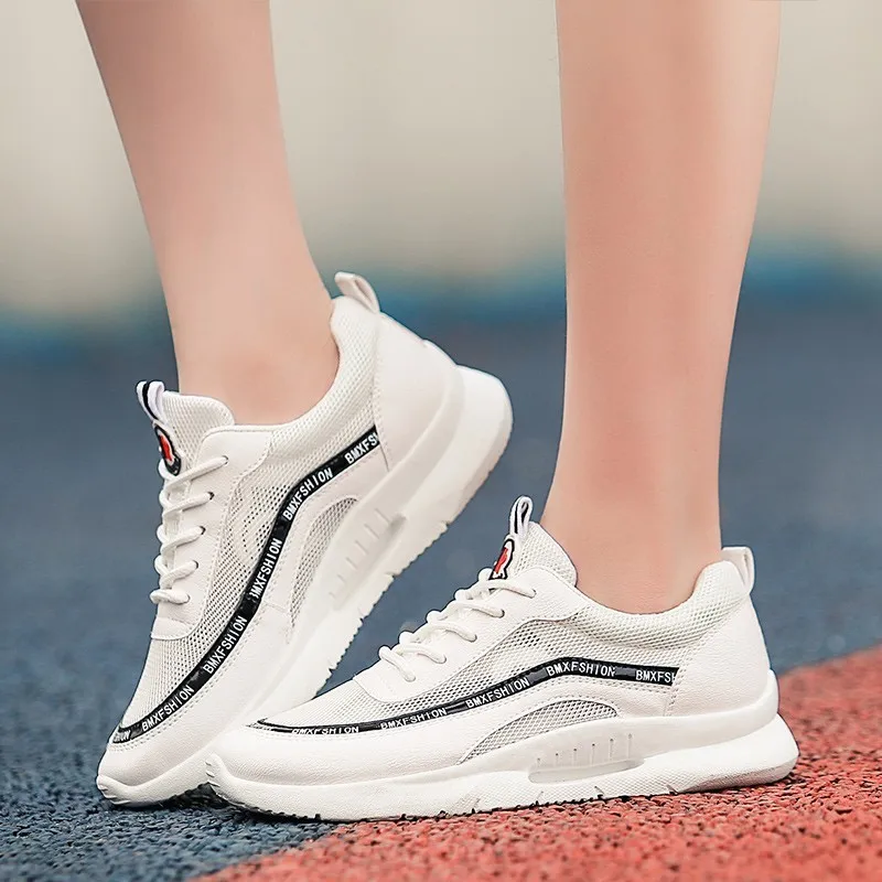 

Breathable Women Running Shoes Durable Damping Outdoor Sport Sneakers Ladies Jogging Workout Lace-up Mesh Shoes Casual Sneakers