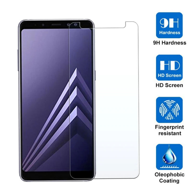 Защитное стекло для samsung A5 2017 защита экрана galaxy a3 a6 a7 a8 plus 2018 2016 закаленное 5a 6a 8a 7a
