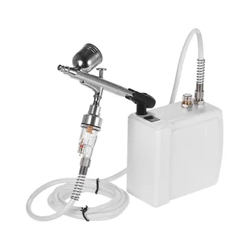 

Airbrush Set Basic Airbrushing System Kit with Portable Air Compressor Gravity Feed 7cc Capacity Trigger Spray Pen Separator