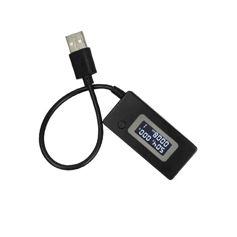 3V to 15V LCD USB Current Voltmeter Monitor Tester Detect Mobile Phone Charging Mobile Power Capacity 0-19999mAH Tools