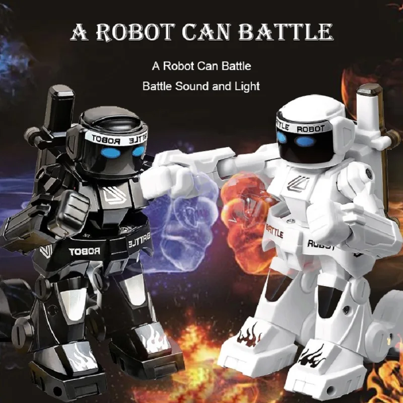 

Battle RC Robot 2.4G Body Sense Mini Size Remote Control Figure Toys With Boxing Sound Kids Gift Toy Model