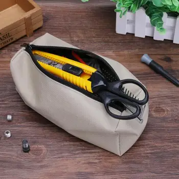 

Portable Tool Bag Waterproof Storage Hand Tool Bag Nail Drill Bit Fish Screwdriver Travel Makeup Organizer Pouch Case