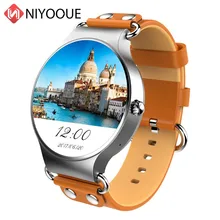 NIYOQUE KW98 Smartwatch gps Bluetooth Wi Fi 3g SIM карты Android 5,1 Встроенная память 8 ГБ Смарт часы здоровья сердечного ритма спортивные трекер