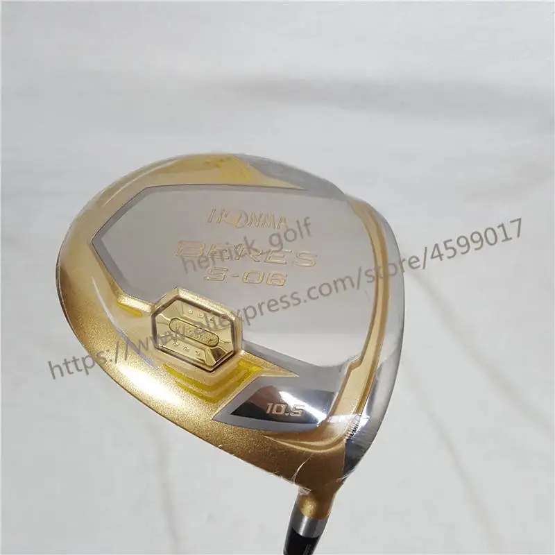 جديد رجل نوادي الجولف هونما S-06 4 نجمة نوادي سائق 9.5 أو 10.5 علوي أداة لعب الجولف مع الغولف الجرافيت رمح و غطاء شحن مجاني