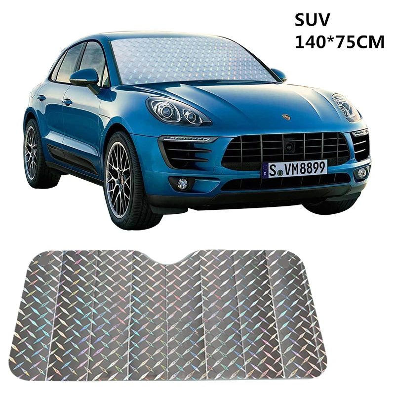

Car Window Sunshade Front File Windshield Sunshade Sun Protection Suitable Multiple Types Car Windshield Sun Shade