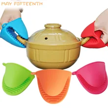 Прихватки для кухонной духовки Силиконовые анти-ожоги держатель кастрюли Прихватки для микроволновой печи перчатки для органайзер для выпечки изолированные зажимы 270