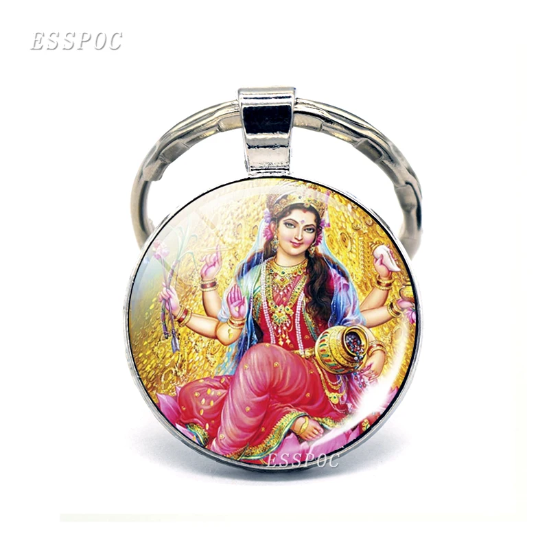 Lakshmi буддистский кулон брелок для йоги ювелирные изделия стеклянные
