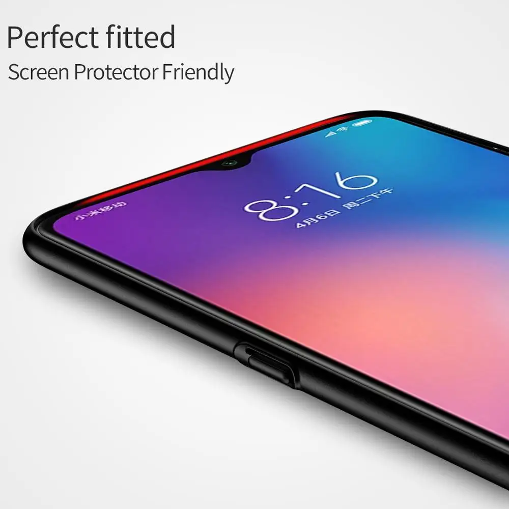 MSVII Phone Cases for Xiaomi Mi 9 Case Matte Hard Case Cover for Mi 9 Ultra-thin Anti-fingerprint Anti-knock for Xiaomi 9 Coque