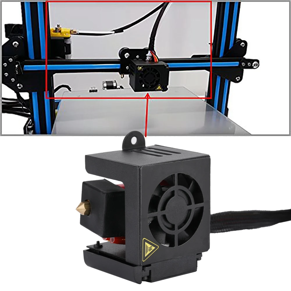 3D-принтеры Нержавеющая сталь j-глава Hotend экструдер+ форсунки комплект для Creality CR-10/10 S/S4/экструдер комплект