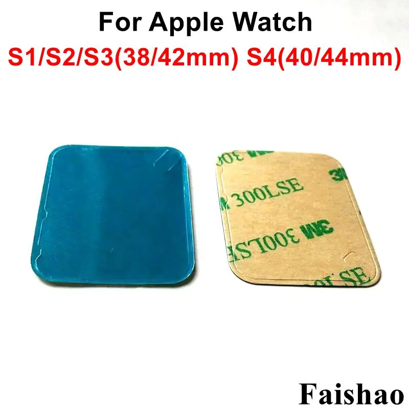 

FaiShao 100pcs/lot 38mm 42mm 40mm 44mm LCD Display Screen Adhesive Sticker For Apple Watch Series 1 2 3 4