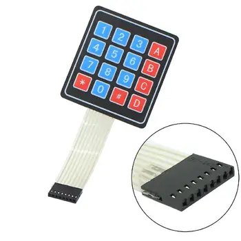 

10 Pcs 16 Key 4 X 4 Membrane Switch Keypad Keyboard For Arduino Smart Car R20