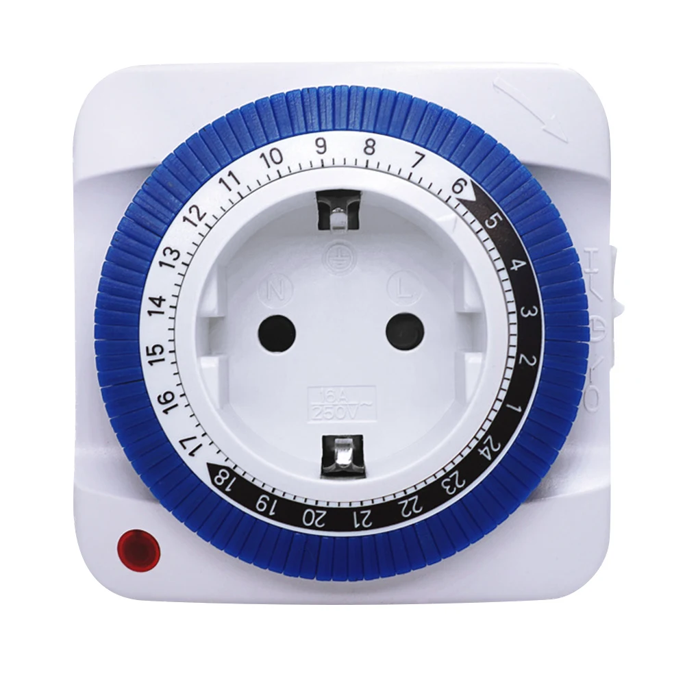 

Timing Socket Mechanical Program Timer Switch Time Controller EU Plug Smarter Electrical Sockets For Home Office Time Controller