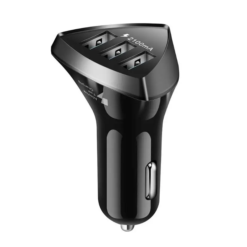Быстрая зарядка 3 порта USB автомобильное зарядное устройство 5 В/3 1 А быстрая