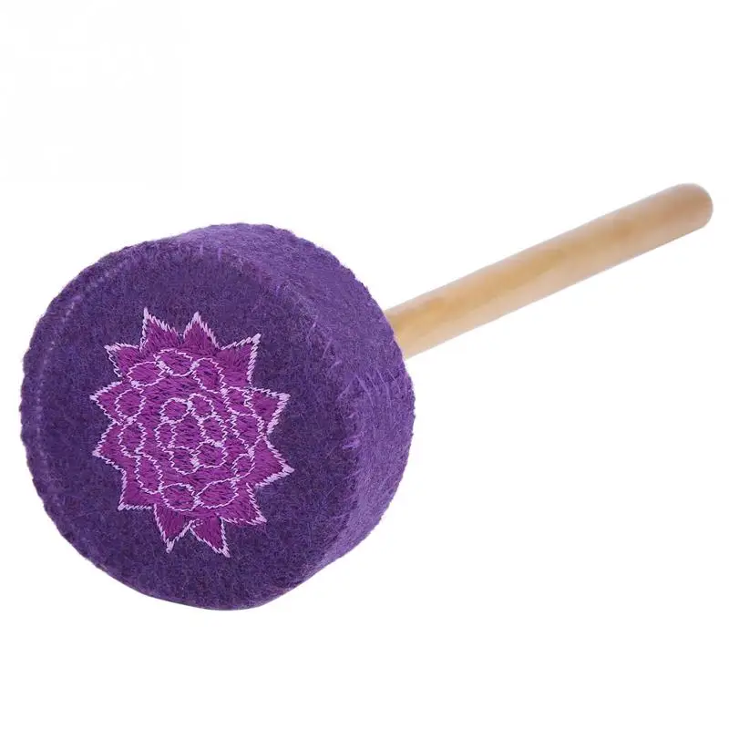 

Handmade Hard Wood Felted Striker Mallet Stick for Tibetan Buddhism Singing Bowl brand new Christmas