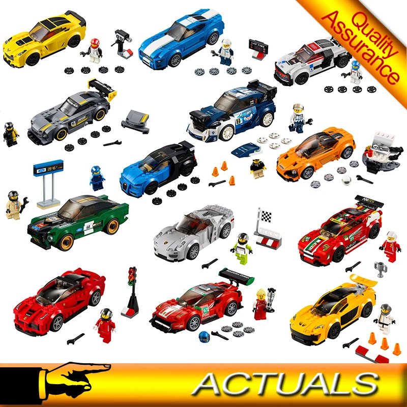 

Technic Speed Champions Team Car Building Blocks Ultimate Collection Car Model Brick Toys Compatible Legoed Decool Bela