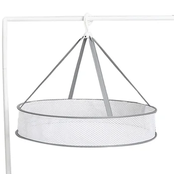 

Balcony Clothes basket garden drying clothes basket clothesline tiled drying Socks underwear racks net pocket